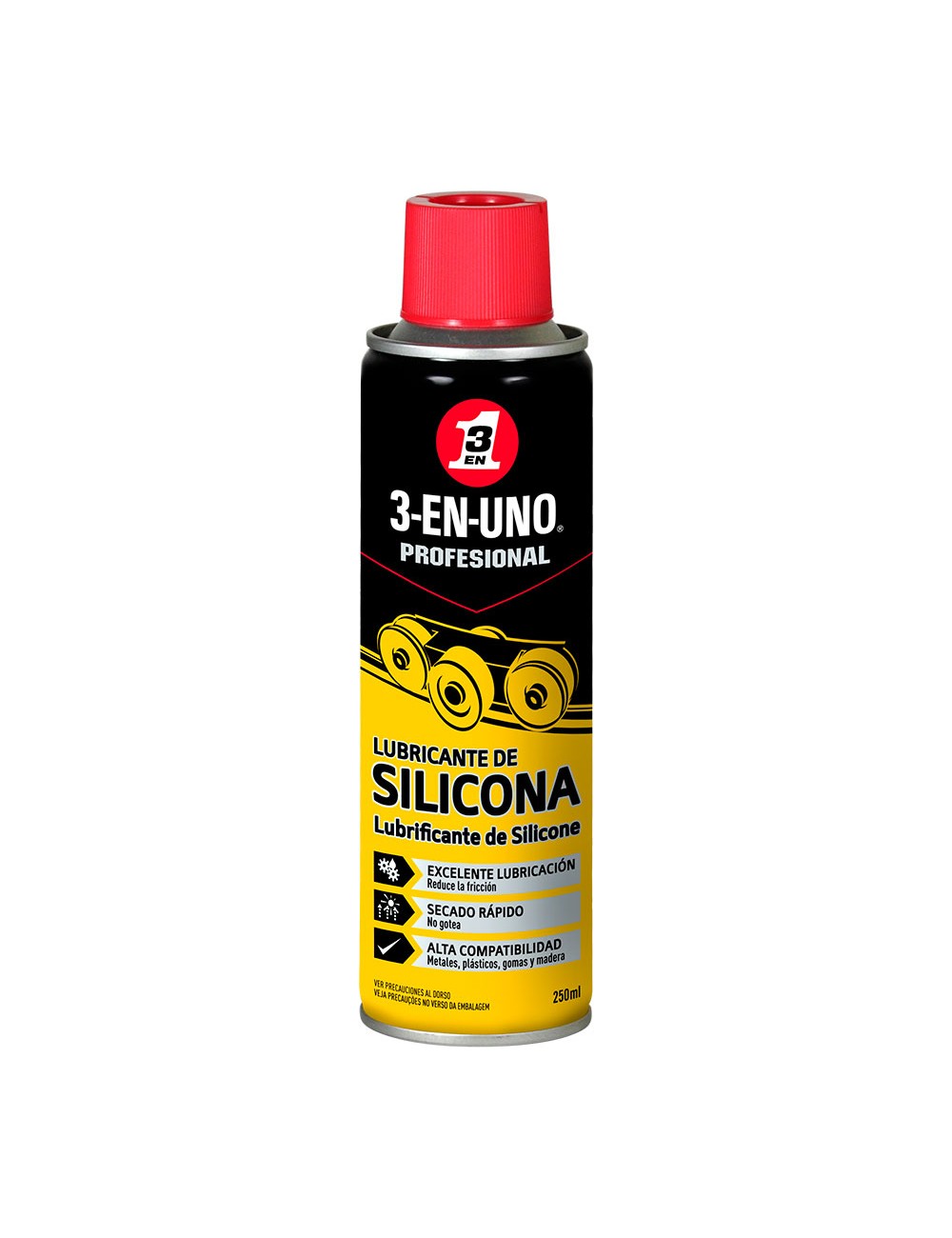 Lubricante de silicona 250ml 34468 3 en 1