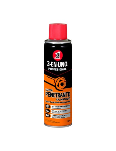 Super penetrante aflojatodo 250ml 3 en 1