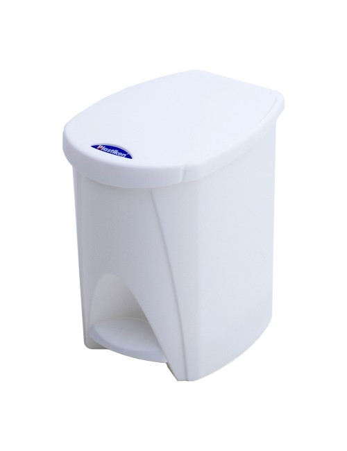 Cubo pedal de 7l blanco 20x26x28cm