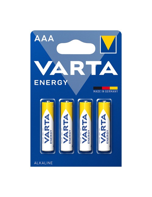 Pila varta aaa - lr03 "energy value pack" (blister 4 unid.) ø10,5x44,5mm