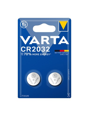 Micropila lithium cr2032 3v varta (blister 2 unid.) ø20,0x3,2mm