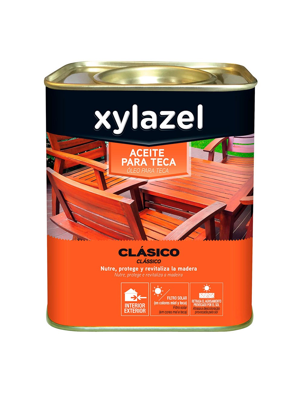 Xylazel aceite para teca incoloro 0.750l 5396254