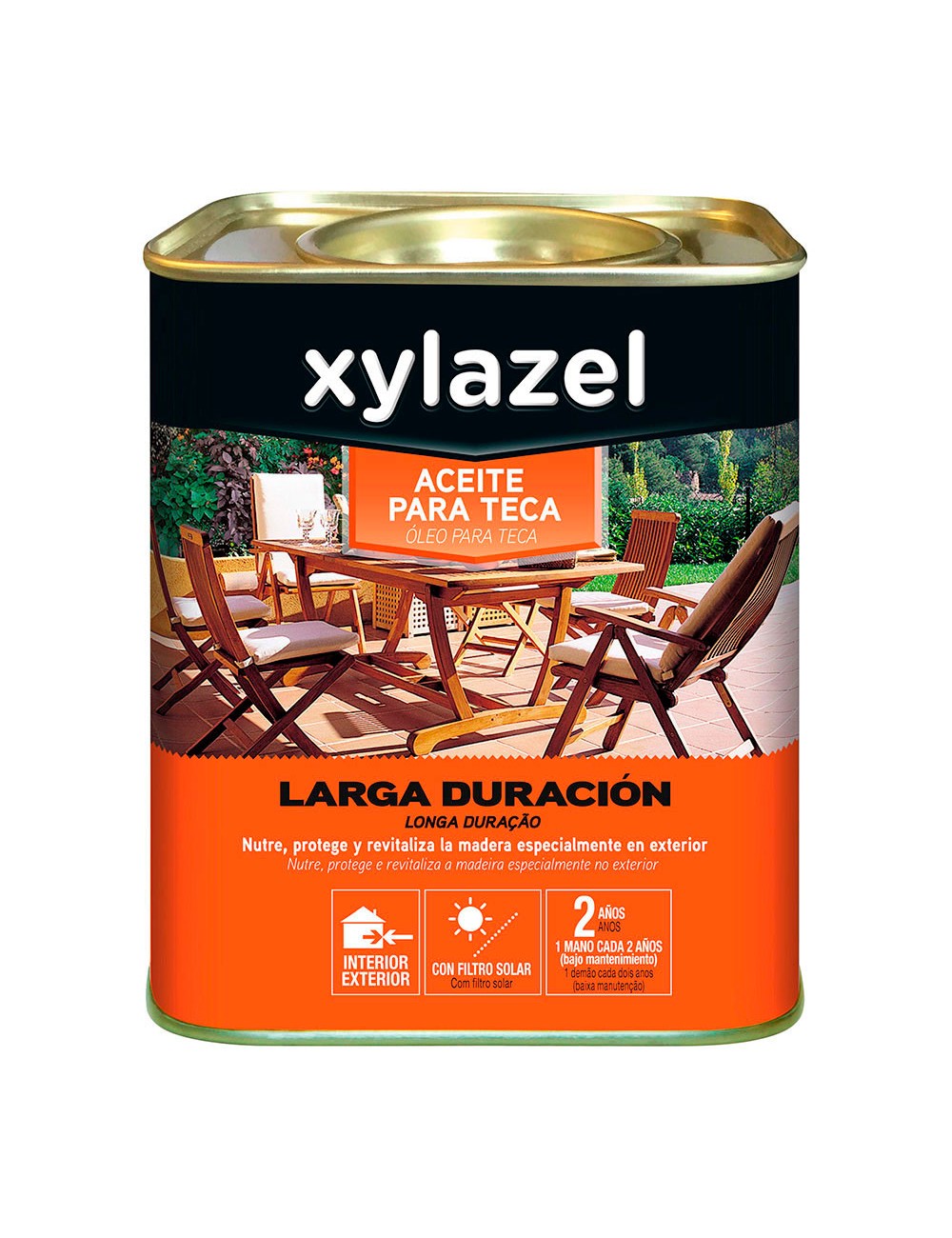 Xylazel aceite para teca larga duracion color teca 0.750l 5396278