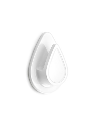 Colgador resistente al agua modelo gota blanco 2193-2-000 (blister) inofix