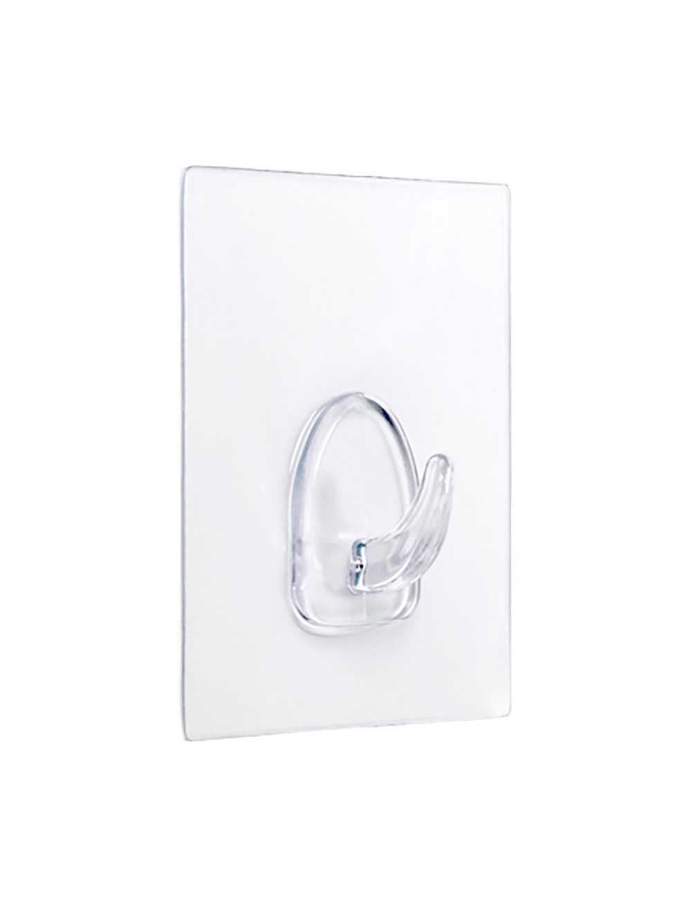 Colgador adherente reutilizable 80x62mm transparente 1291-0-000 (blister) inofix