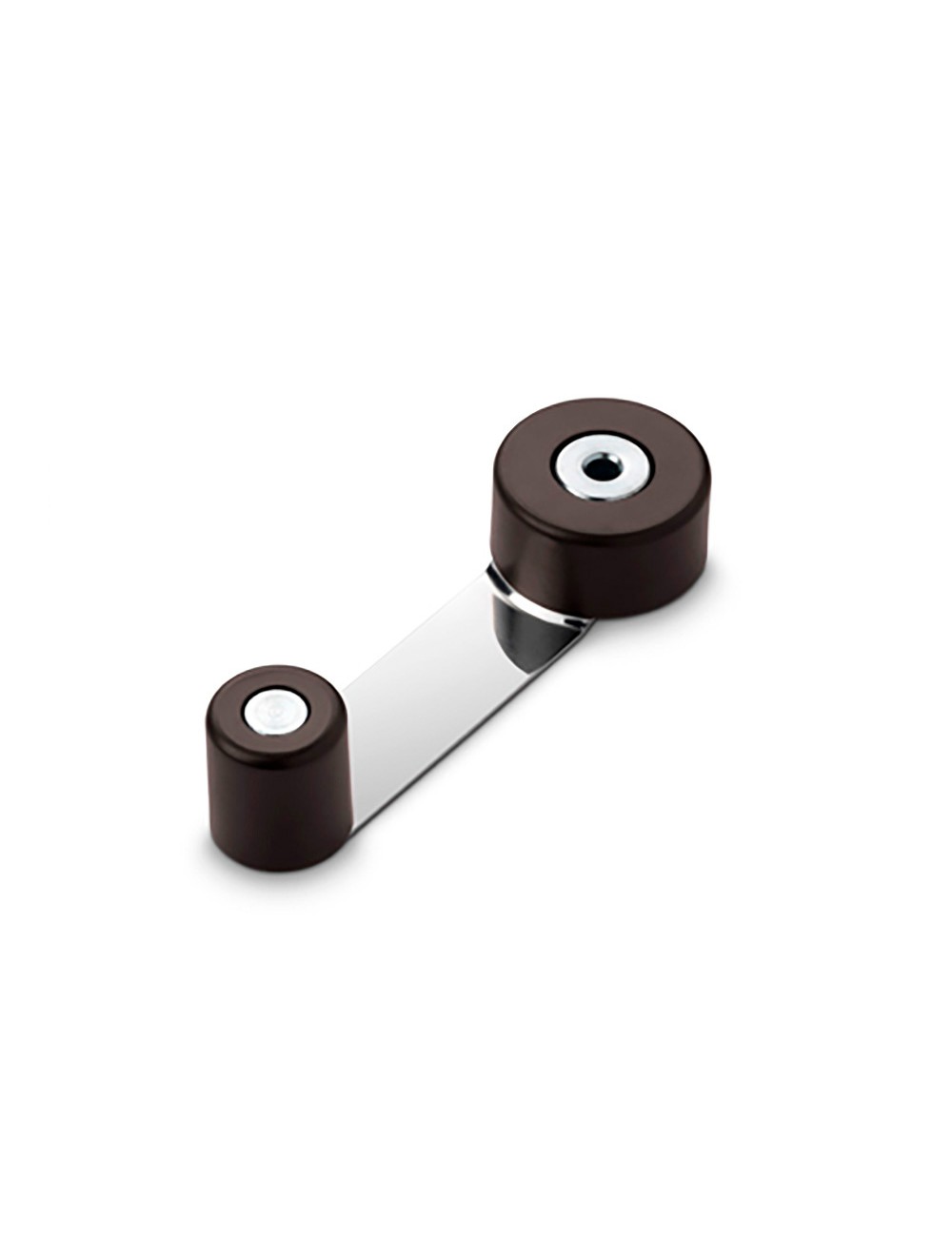 Tope retenedor giratorio metalico marron (blister) inofix