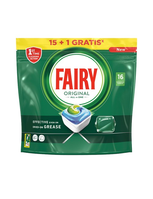 Fairy lavavajillas pack 15+1 original capsulas