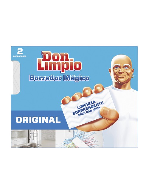 Don limpio borrador magico 2 en 1 caja 2unid.