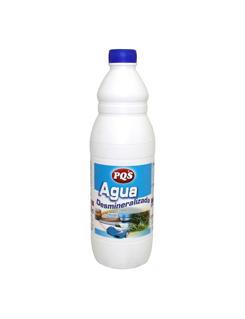 Agua desmineralizada/ destilada botella 1l pqs