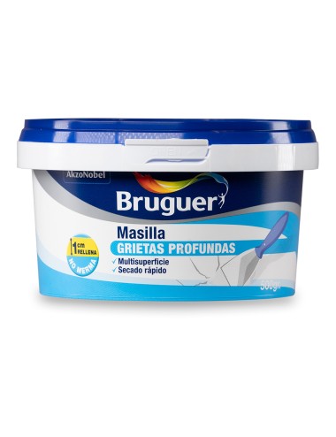 Masilla grietas profundas 1kg 5196379 bruguer