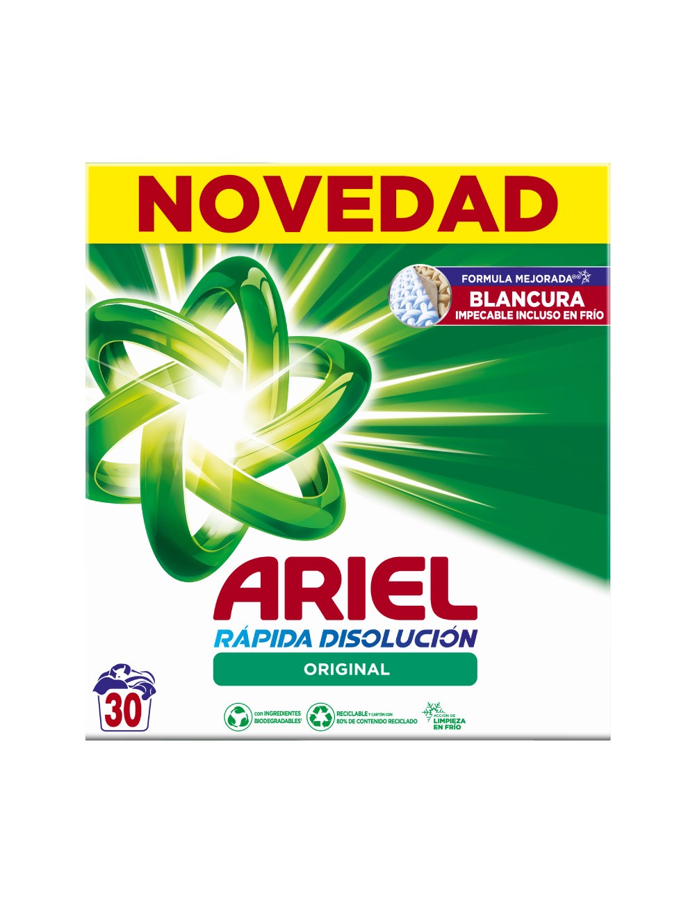 Ariel polvo regular 30