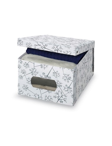 Caja guarda ropa vinilo l bon ton 39x50x24cm