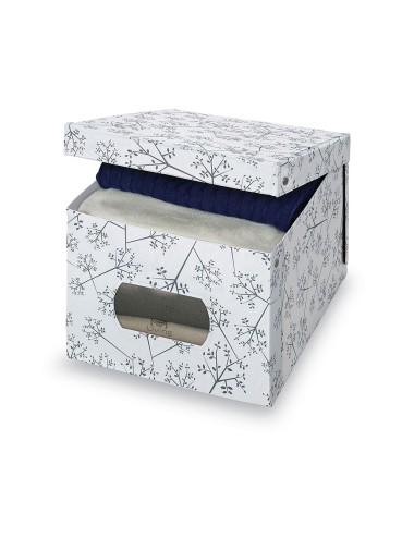 Caja guarda ropa vinilo xl bon ton 42x50x31cm