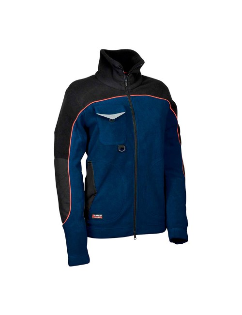 Cazadora woman forro polar rider azul marino negro cofra talla l