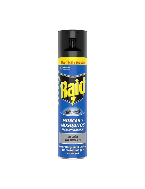 Raid insecticida spray 400ml moscas y mosquitos