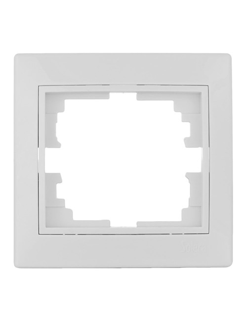 Marco para 1 elemento blanco 83x81x10mm serie europa solera erp71u