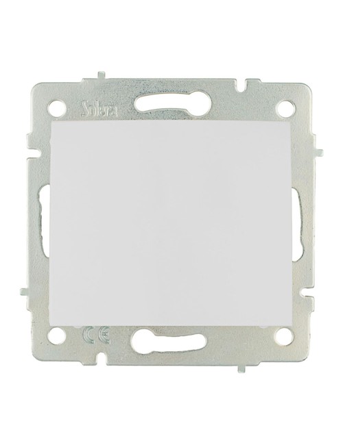 Tapa ciega de empotrar blanco serie europa solera erp75