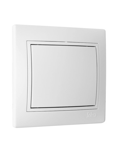 Tapa ciega de empotrar blanco serie europa solera erp75u