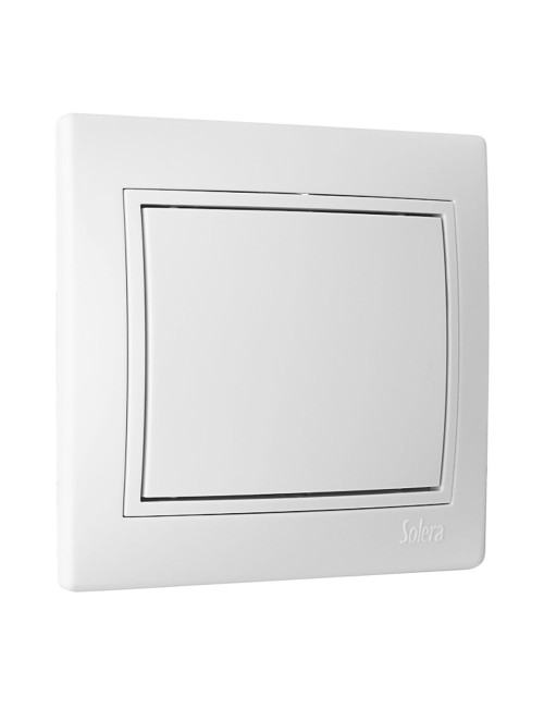 Tapa ciega de empotrar blanco serie europa solera erp75u