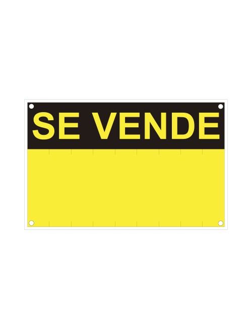 Rotulo "se vende" (pvc 0.4mm) 45x70cm normaluz