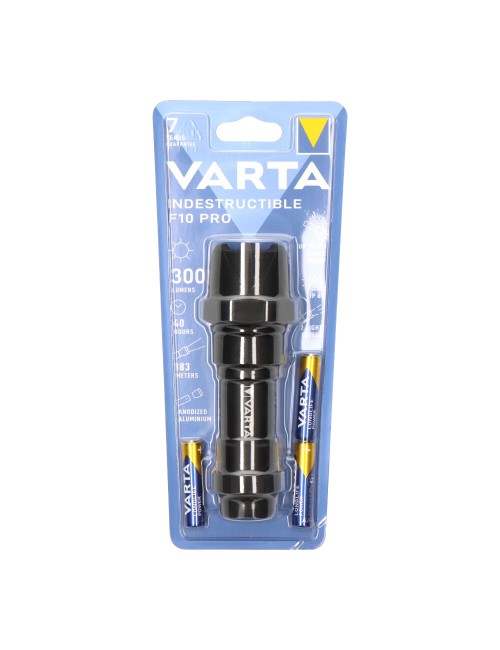 Linterna indestructible f10 pro varta