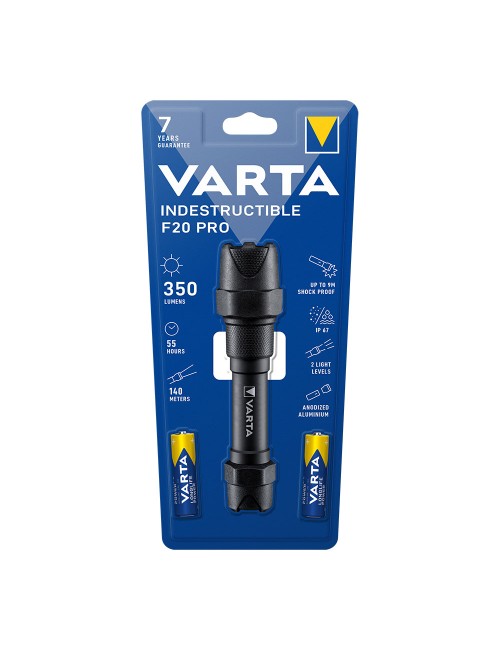 Linterna indestructible f20 pro varta