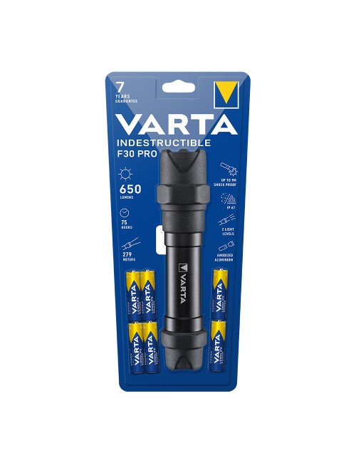 Linterna indestructible f30 pro varta