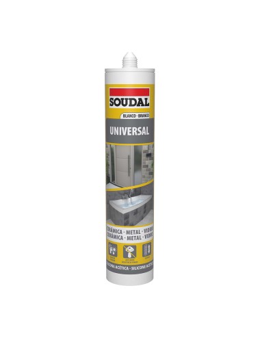 Silicona universal blanca 280ml 103184 soudal