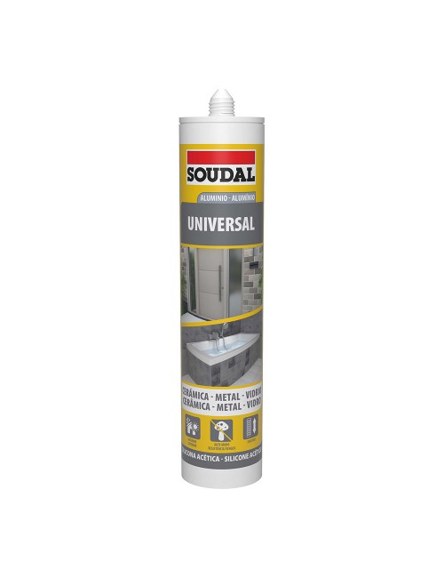 Silicona universal aluminio 280ml 115924 soudal