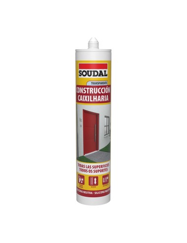 Silicona construccion neutra translucida 290ml 115785 soudal