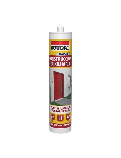 Silicona construccion neutra translucida 290ml 115785 soudal