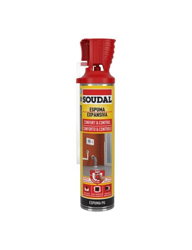 Espuma confort and control genius 600ml 123921 soudal