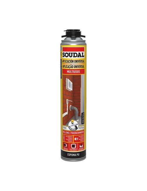 Espuma pistola clasica 750ml 115798 soudal