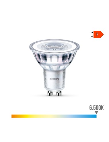 Bombilla gu10 led 4,6w 390lm 6500k luz fria ø5x5,4cm philips