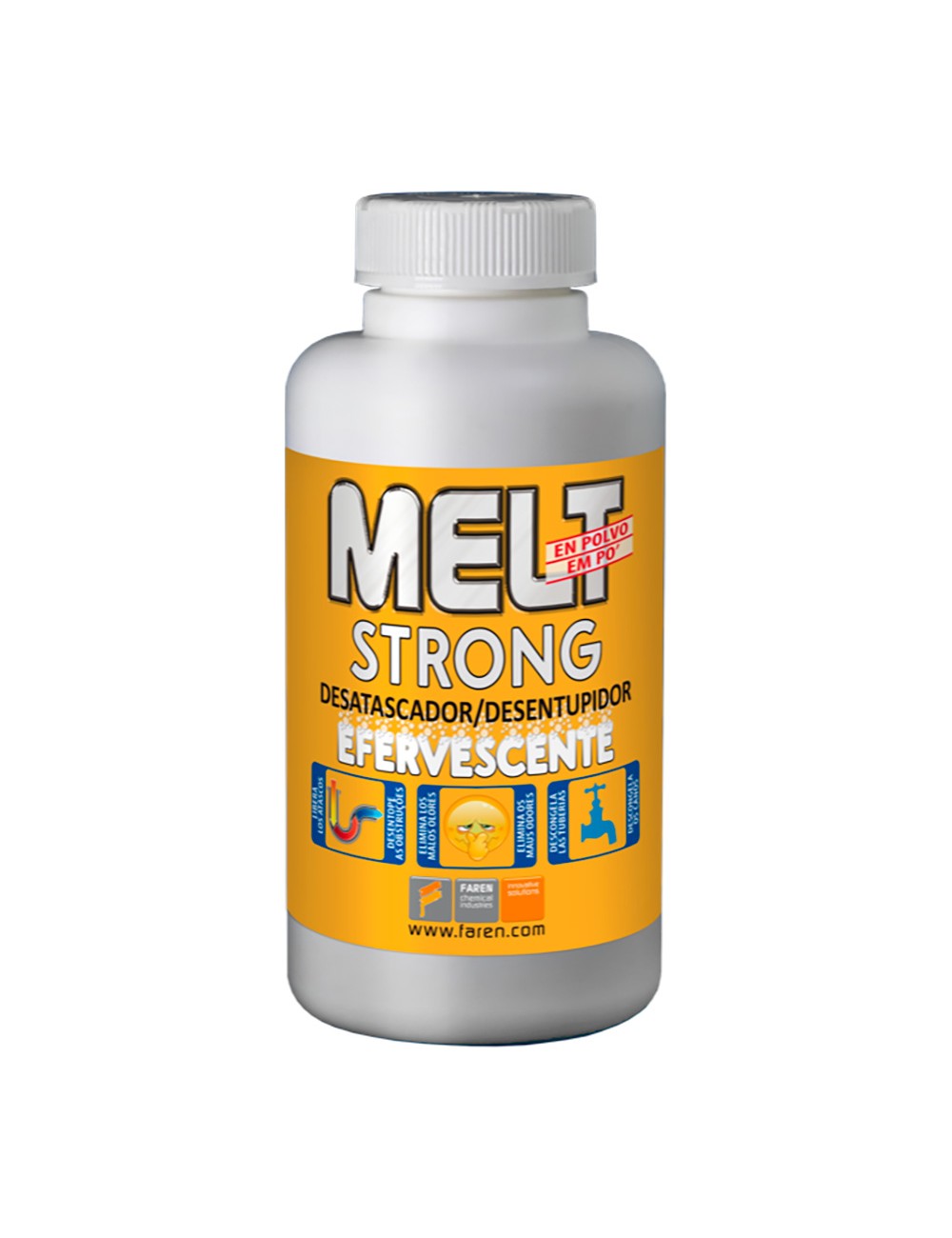 Desatascador efervescente sin acido melt strong