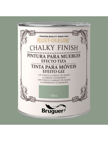 Rust-oleum chalky finish muebles oliva 0,750l 5397527 bruguer