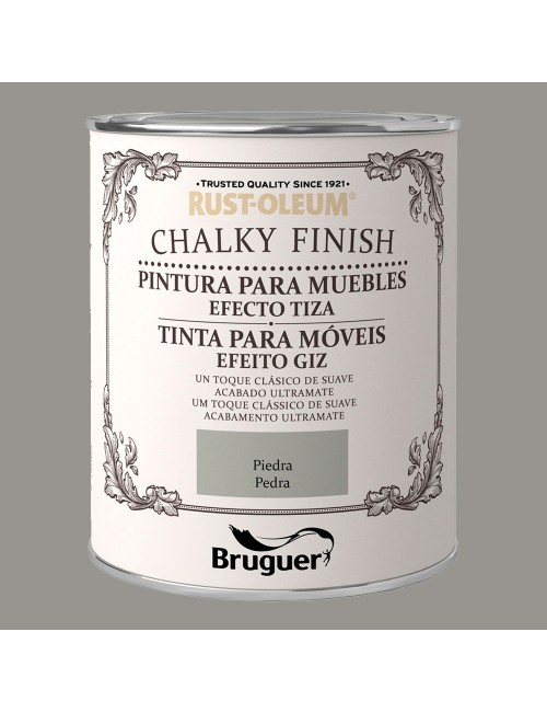 Rust-oleum chalky finish mueble piedra 0,750l 5397555 bruguer