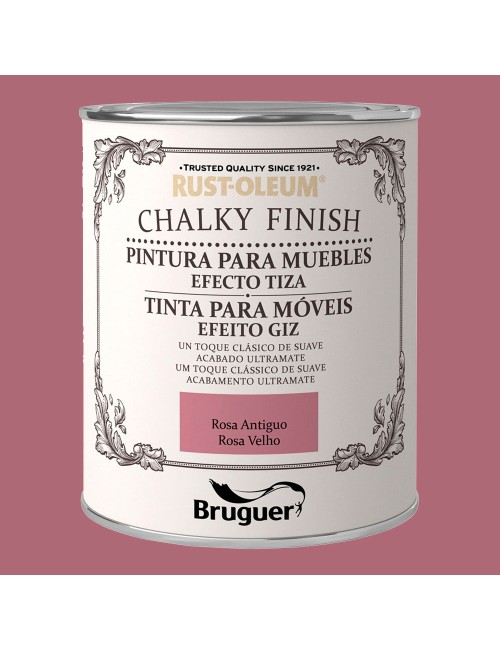 Rust-oleum chalky finish mueble rosa antiguo 0,750l 5397541 bruguer