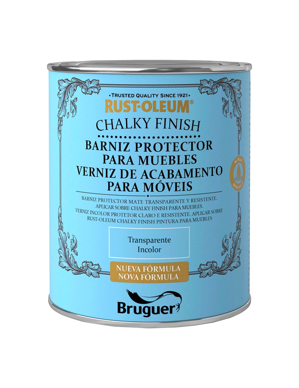 Rust-oleum chalky finish barniz para muebles 0,750l 5586556 bruguer