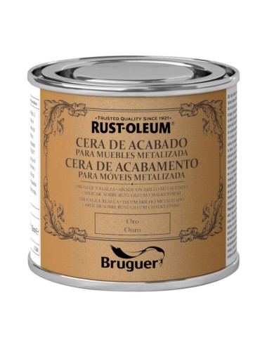 Rust-oleum chalky finish cera para muebles oro 0,125l 5397505 bruguer