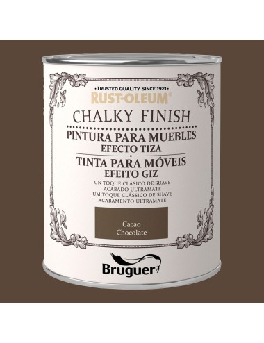 Rust-oleum chalky finish muebles cacao 0,750l 5397519 bruguer