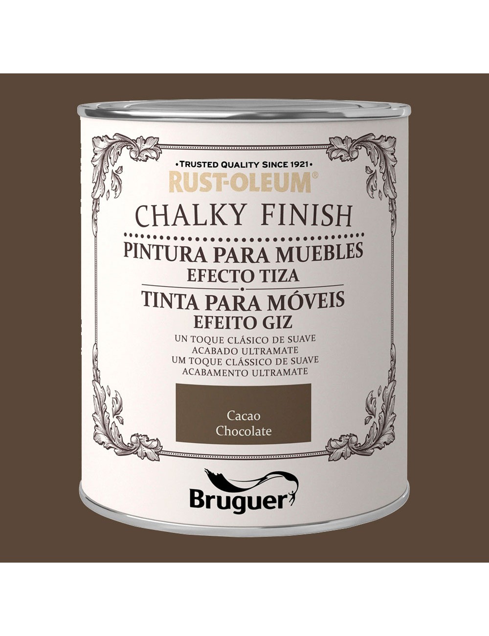 Rust-oleum chalky finish muebles cacao 0,750l 5397519 bruguer