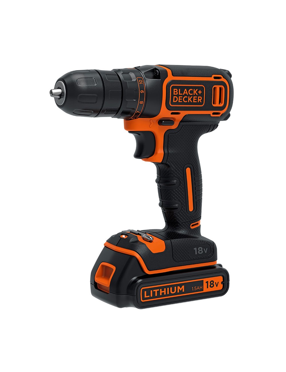 Taladro atornillador 18v bdcdc18k-qw black+decker