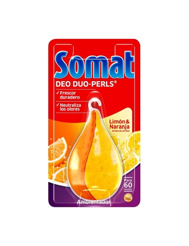 Ambientador somat para lavavajillas limon-naranja (60 lavados)