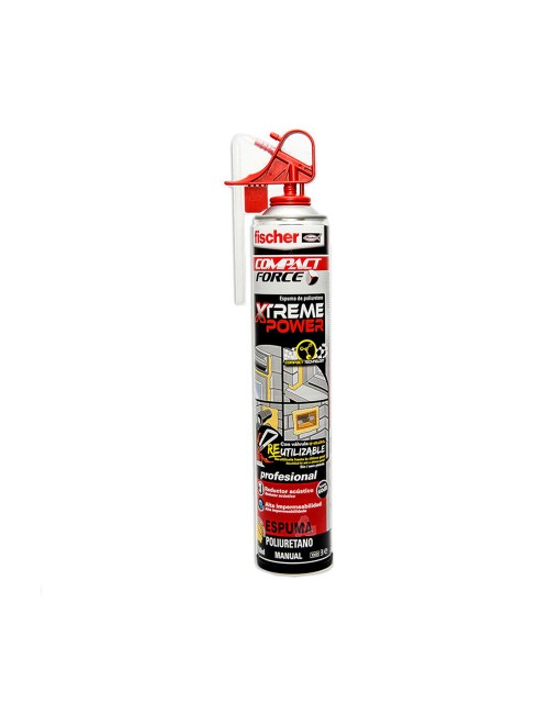 Espuma pu xtreme power manual 750ml 53435 fischer