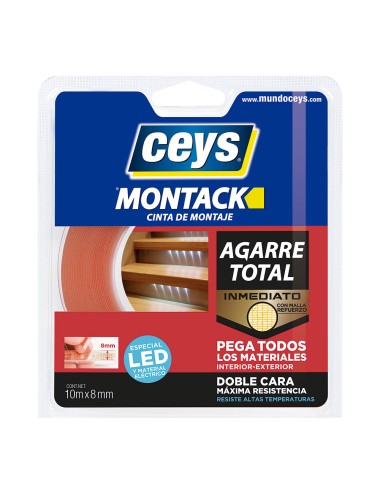 Ceys montack cinta leds 10m x 8mm 507218