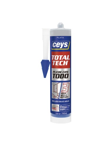 Ceys total tech plata cartucho 290ml 507126