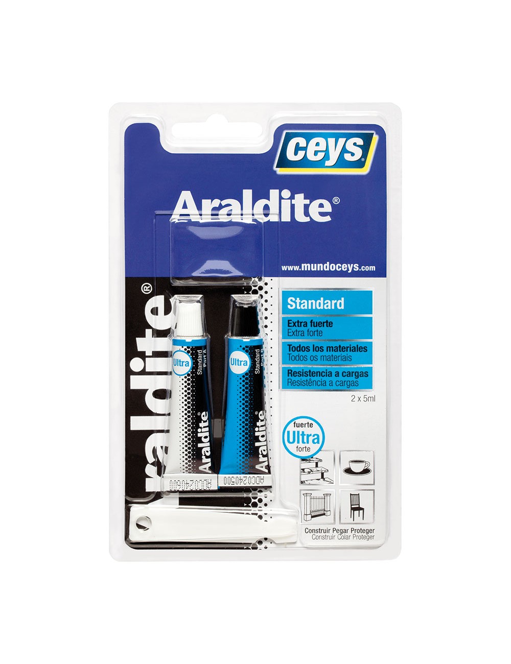 Ceys araldite standard blister pequeño 5+5ml 510106