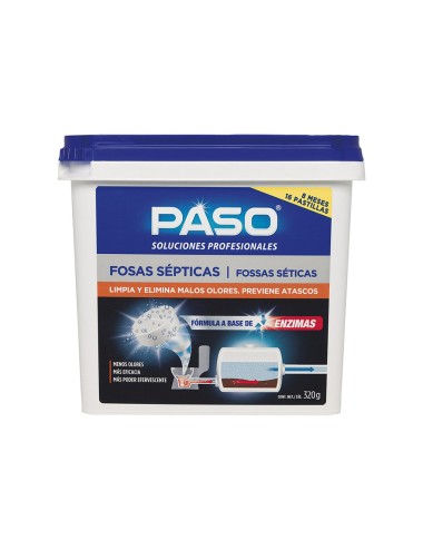 Paso fosas septicas 16 pastillas. 705018