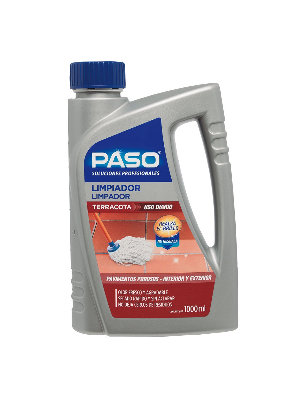 Paso limpiador uso diario terracota 1l 700114